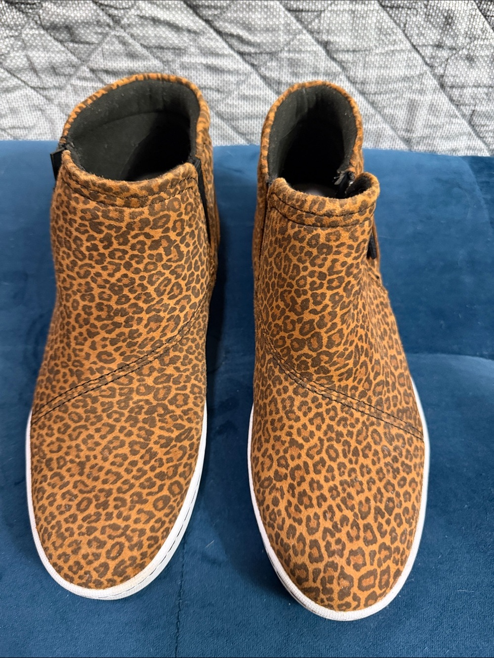 Clarks Women's Leopard Print Slip-On Sneakers - Brown